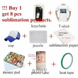 10 in 1 Combo Heat Press Machine Sublimation Heat Transfer Machine For T Shirt