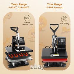 10x12 Heat Press Machine for T Shirts Swing Away Pressing HTV Vinyl Sublimation