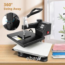 10x12 Heat Press Machine for T Shirts Swing Away Pressing HTV Vinyl Sublimation