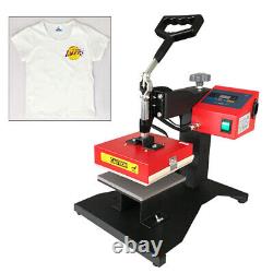 110V T-shirt Sublimation Heat Press Transfer Machine Small Size 5.9x5.9