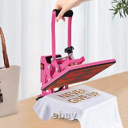 11.89 inches, Heat Press Machine FOR DIY T Shirts, T Shirt Press Machine Pink