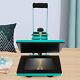 11.89 Inches Heat Press Machine For Diy T Shirts, T Shirt Press Machine Blue