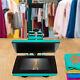11.89 Inches Heat Press Machine For Diy T Shirts, T Shirt Press Machine Blue