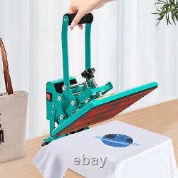 11.89 inches Heat Press Machine for DIY T Shirts, T Shirt Press Machine Blue