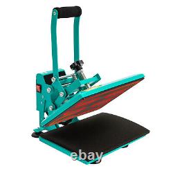 11.89 inches Heat Press Machine for DIY T Shirts, T Shirt Press Machine Blue