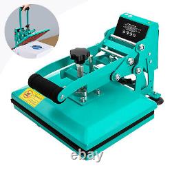 11.89 inches Heat Press Machine for DIY T Shirts, T Shirt Press Machine Blue