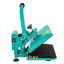 11.89 inches Heat Press Machine for DIY T Shirts, T Shirt Press Machine Blue