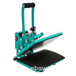 11.89 inches Heat Press Machine for DIY T Shirts, T Shirt Press Machine Blue