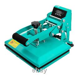 11.89 inches Heat Press Machine for DIY T Shirts, T Shirt Press Machine Blue
