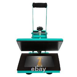 11.89 inches Heat Press Machine for DIY T Shirts, T Shirt Press Machine Blue
