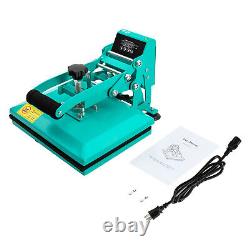 11.89 inches Heat Press Machine for DIY T Shirts, T Shirt Press Machine Blue