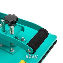 11.89 inches Heat Press Machine for DIY T Shirts, T Shirt Press Machine Blue