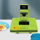 11.89 Inches Heat Press Machine For Diy T Shirts, T Shirt Press Machine Green