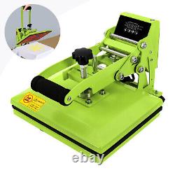 11.89 inches Heat Press Machine for DIY T Shirts, T Shirt Press Machine Green