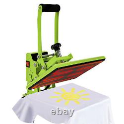 11.89 inches Heat Press Machine for DIY T Shirts, T Shirt Press Machine Green