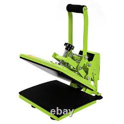 11.89 inches Heat Press Machine for DIY T Shirts, T Shirt Press Machine Green