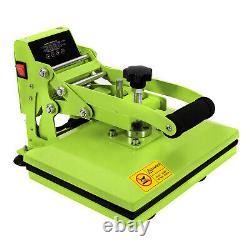 11.89 inches Heat Press Machine for DIY T Shirts, T Shirt Press Machine Green