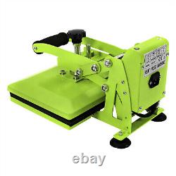 11.89 inches Heat Press Machine for DIY T Shirts, T Shirt Press Machine Green