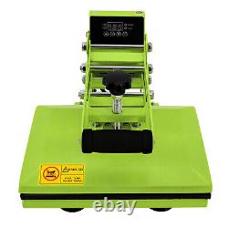 11.89 inches Heat Press Machine for DIY T Shirts, T Shirt Press Machine Green