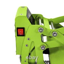 11.89 inches Heat Press Machine for DIY T Shirts, T Shirt Press Machine Green
