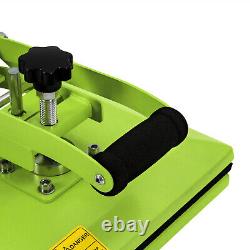 11.89 inches Heat Press Machine for DIY T Shirts, T Shirt Press Machine Green