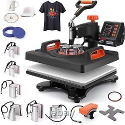 11 IN 1 Heat Press Machine 12x15 Sublimation Transfer T-Shirt Mug Plate Hat US