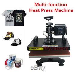 12''x15'' Digital Heat Press Machine Combo Transfer Sublimation T-Shirt Stamping
