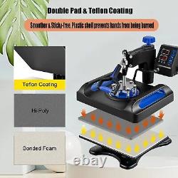 12 x15in Digital Heat Press Swing T-Shirt Sublimation Transfer Machine US