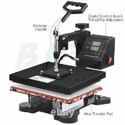 12 x 10 Heat Press Machine T Shirt Submilation Digital 360 Swing Away Transfer