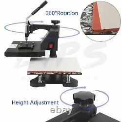 12 x 10 Heat Press Machine T Shirt Submilation Digital 360 Swing Away Transfer