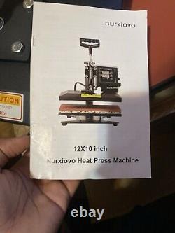 12 x 10 Swing Away Digital Heat Press Machine Transfer Sublimation T-shirt DIY