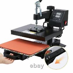 12 x 10 T-Shirt Heat Press Sublimation Transfer Machine 360 Degree Swing Away