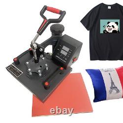 12 x 9 T-Shirt Heat Press Transfer Combo Machine Swing Away Mug Plate CE