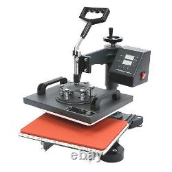 12x10IN 5IN1 Combo T-Shirt Heat Press Transfer Machine Sublimation for USA