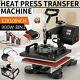12x10 8in1 Digital T-shirt Heat Press Machine Combo Sublimation Transfer Printer