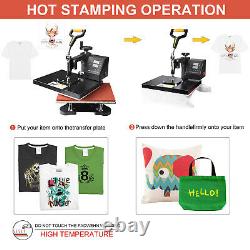 12x10 Digital Heat Press Machine T-Shirt Sublimation 360 Swing Away Transfer