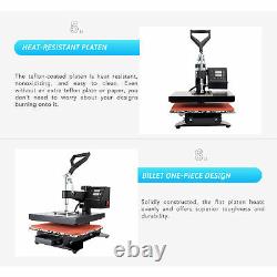 12x10 Heat Press Machine 900W T-Shirt Digital Transfer Sublimation Swing Away