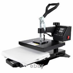 12x10 Heat Press Machine 900W T-Shirt Digital Transfer Sublimation Swing Away