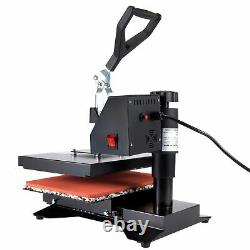 12x10 Heat Press Machine 900W T-Shirt Digital Transfer Sublimation Swing Away