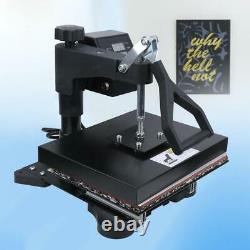12x10 Heat Press Machine Heat Transfer Sublimation T-Shirt Clothes Printer US