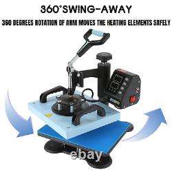 12x10 Heat Press Machine for T-Shirt Multifunction Digital Heat Transfer Bags