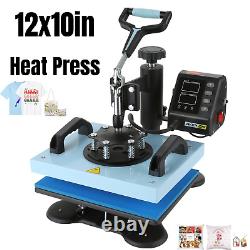 12x10 Heat Press Machine for T-Shirt Multifunction Digital Heat Transfer Bags
