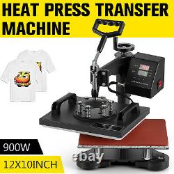 12x10 Swing Away Digital Heat Press Machine Transfer Sublimation for T-shirt