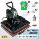 12x15 5-in-1 Heat Pad T Shirt Press Professional Swing-away Heat Press Machine