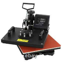 12x15 Combo Heat Press Transfer Machine T-Shirt Sublimation Swing Away 6 IN1