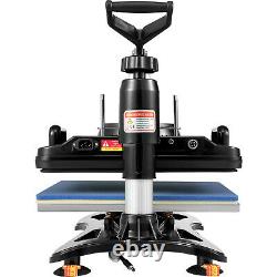 12x15 Heat Press 5 in 1 Machine Dual-tube Heating Sublimation T-shirt Plate