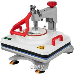 12x15 Heat Press 5 in 1 Sublimation Transfer Machine for T-shirt Mug Plate Cap