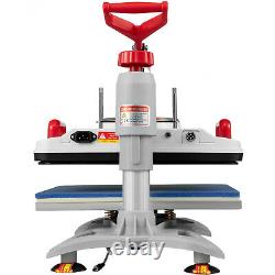 12x15 Heat Press 5 in 1 Sublimation Transfer Machine for T-shirt Mug Plate Cap