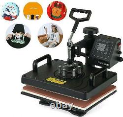 12x15 Heat Press Machine Digital Sublimation Swing Away for T-Shirt Phone Case