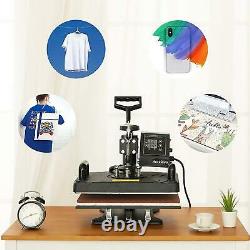 12x15 Heat Press Machine Digital Sublimation Swing Away for T-Shirt Phone Case